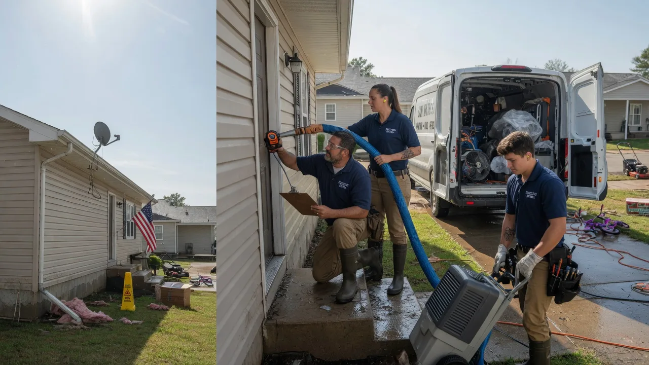Ceiling Water Damage Restoration in Addyston, OH near me